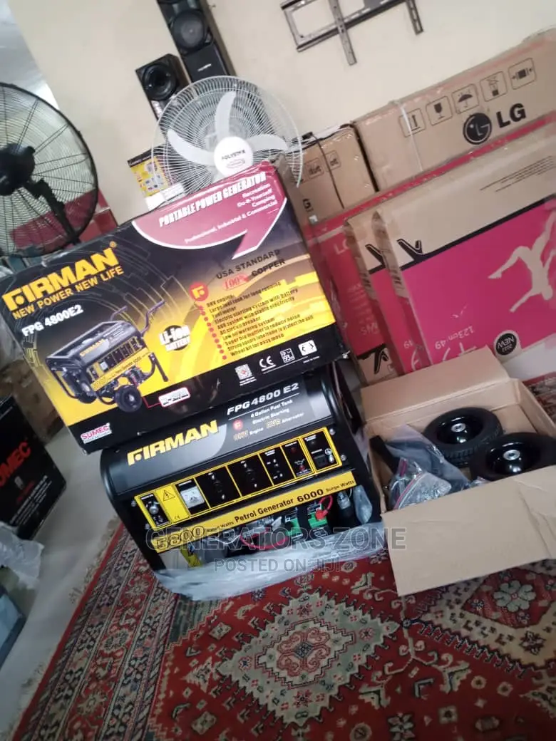 Firman Fpg4800e2 Less Sound Generator 6.5kva