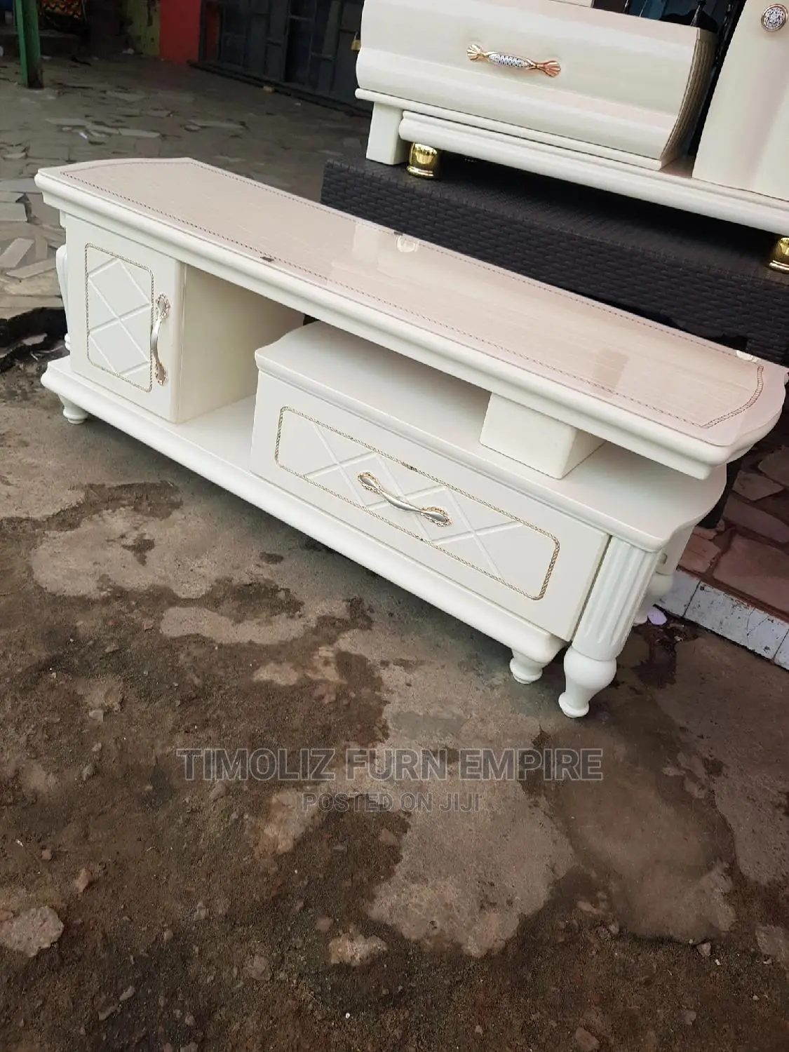 Royal Design Adjustable TV Stand With Storage Spaces