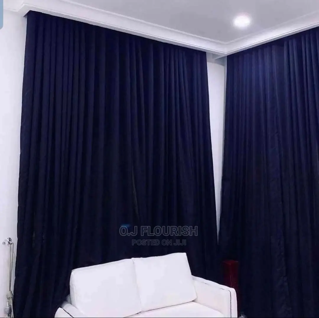 Navy Blue Curtains