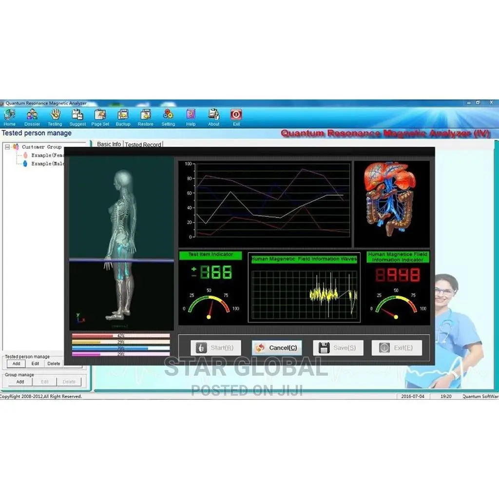 Quantum Body Analyzer Testing Models for Sub-Health Test