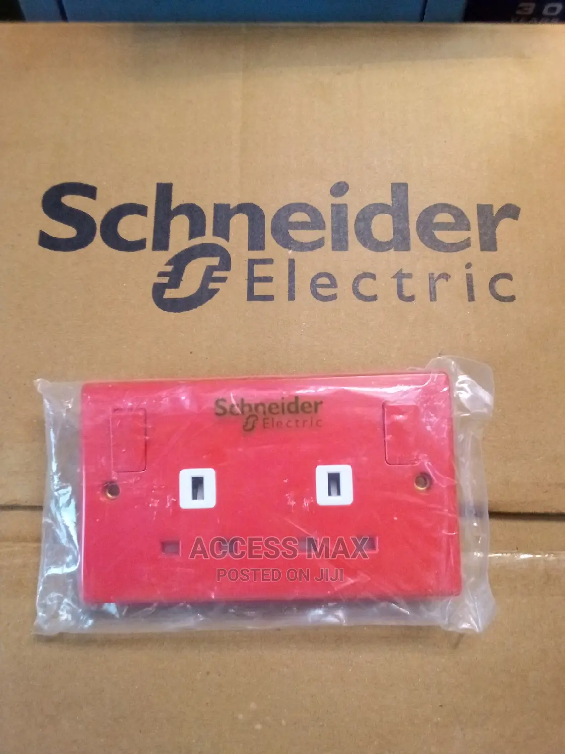 13amps Double Socket Red