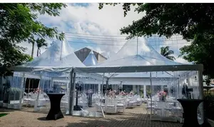 Transparent Tents 20ft by 20ft for Rental