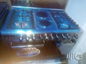 Akai Gas Cooker 6 Burner 2 Electric, 4 Gas, 2 Yrs Warranty
