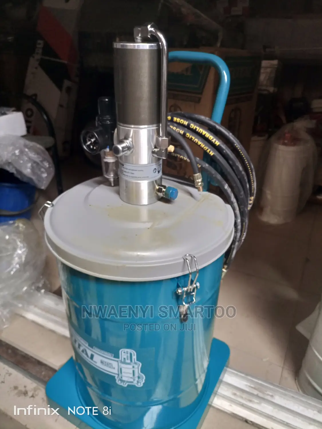 Grease Bucket Pneumatic