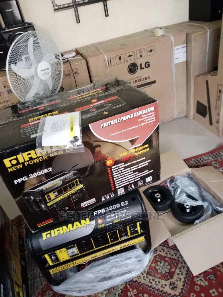 Moveable Firman Generator Fpg3800e2 5.5kva Automatic