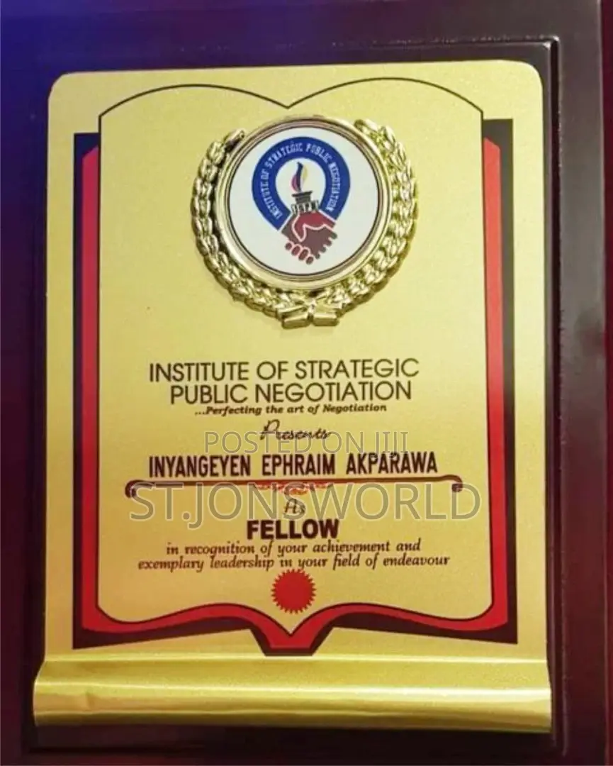 Award Plaques and Crystals