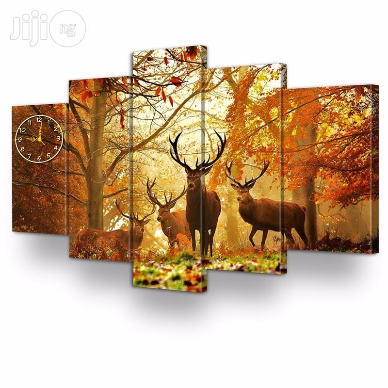 5 Piece Canvas Wall Art Print (Reference: Cp070)