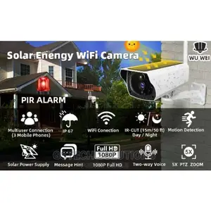 Low Power Solar Wifi Bullet Camera