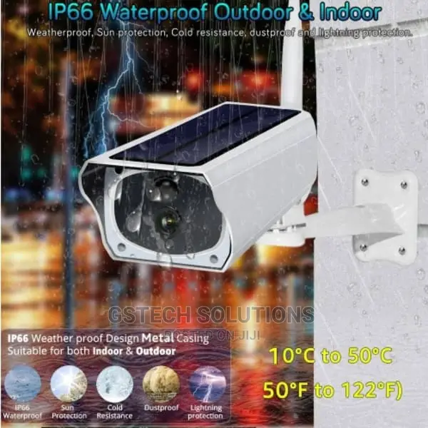 Low Power Solar Wifi Bullet Camera