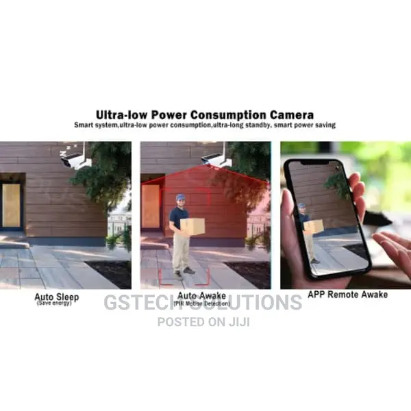 Low Power Solar Wifi Bullet Camera