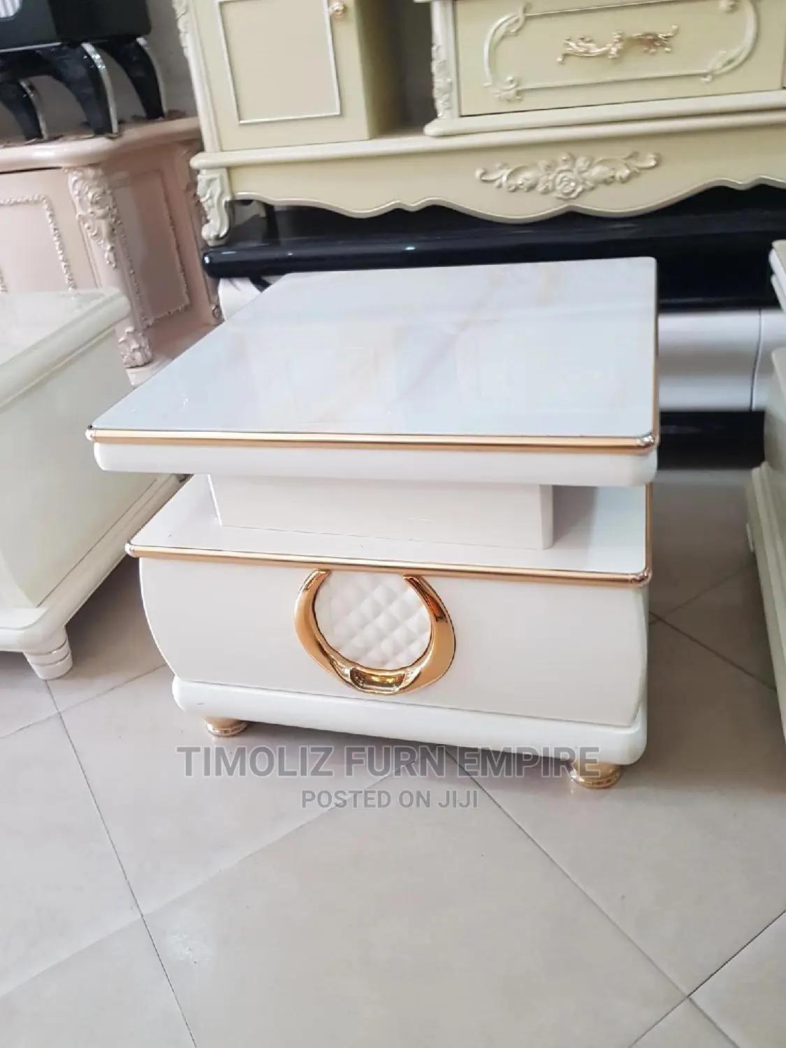 Coffee Table With Two Side Drawers/Superior.