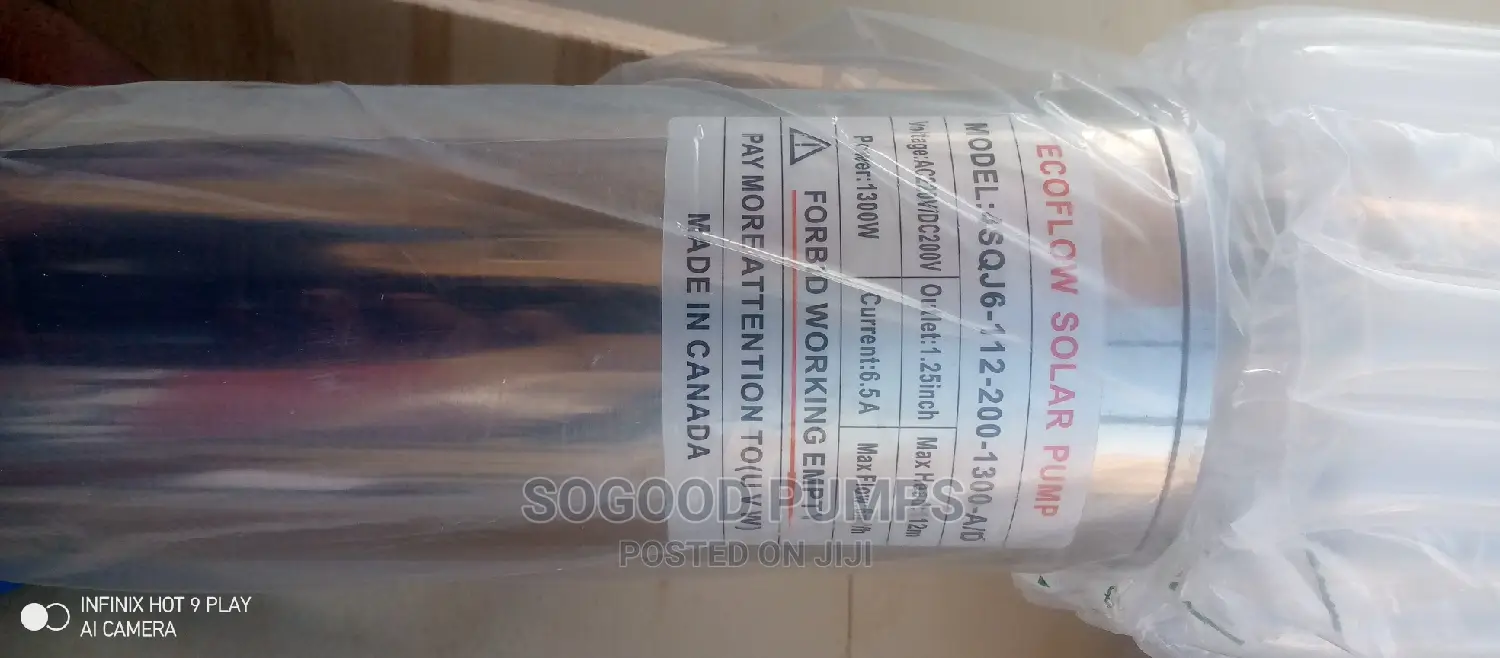 Ecoflow Solar Submersible Pump Ac/Dc