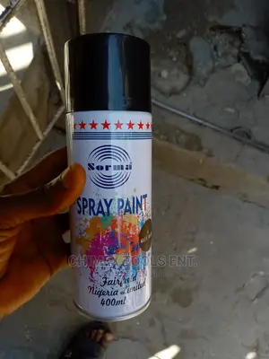 Hand Spray Paint Black Color