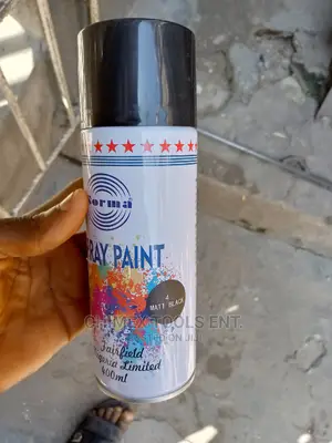 Hand Spray Paint Black Color
