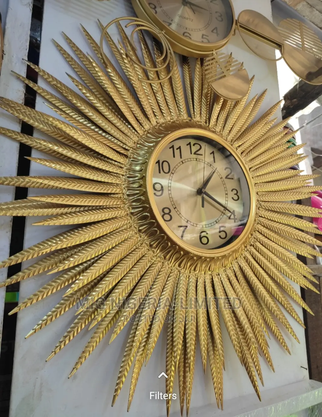 Luxury Gold Wall Clock