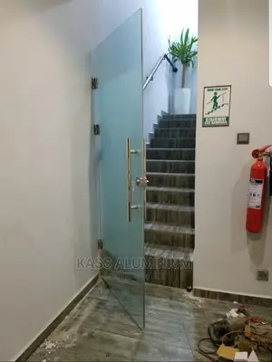 Frameless Hinge Door