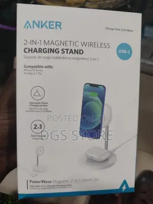 Anker Power Wave 2in1 Magnetic Wireless Charging Stand Lite