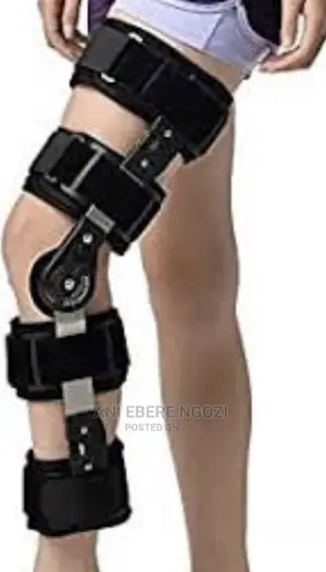 Hinged Knee Brace, ROM Knee Immobilizer.