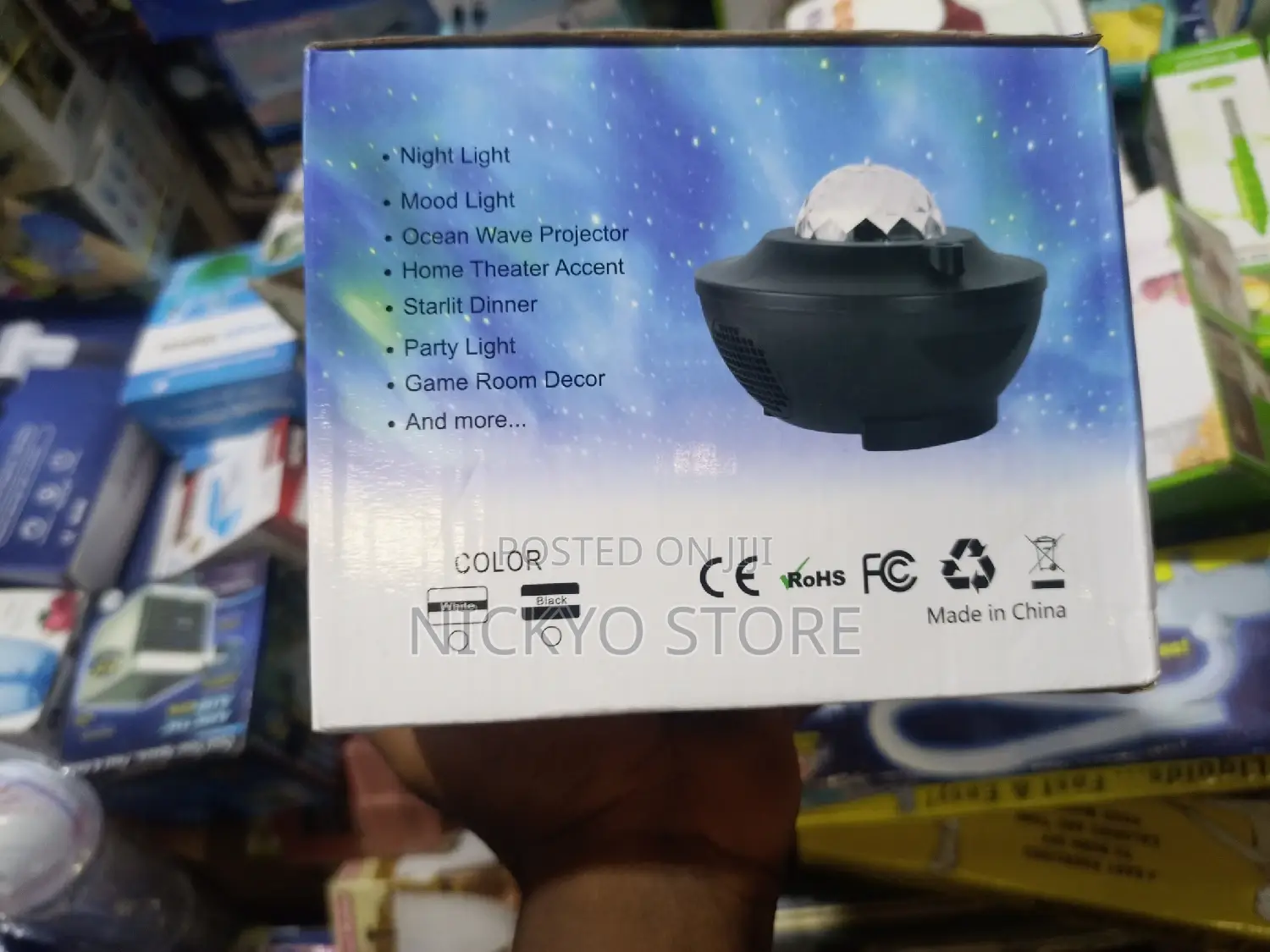Bluetooth Music Led Galaxy Projector Light (With Remote Control)