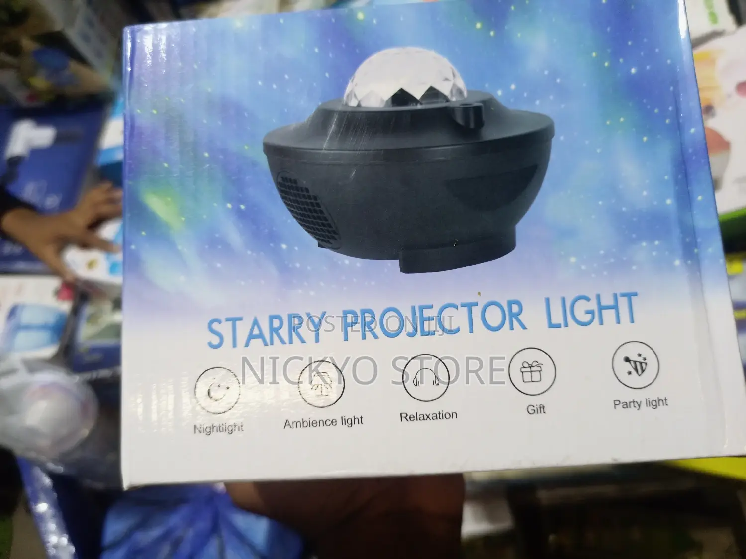 Bluetooth Music Led Galaxy Projector Light (With Remote Control)