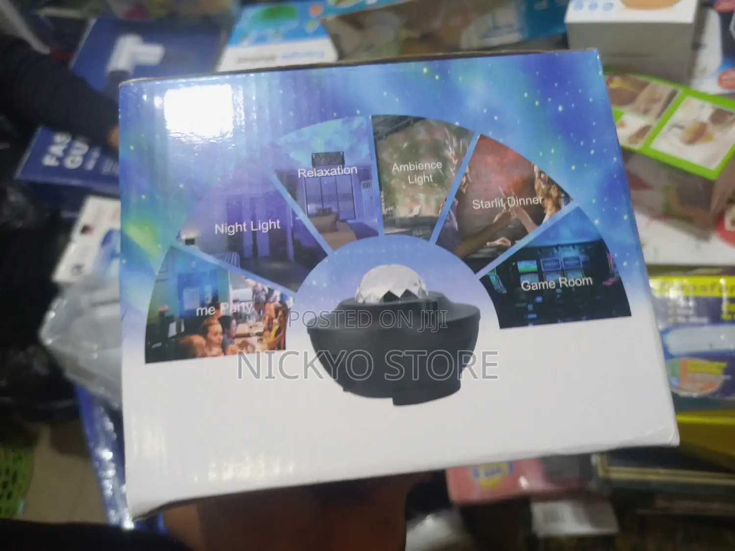 Bluetooth Music Led Galaxy Projector Light (With Remote Control)