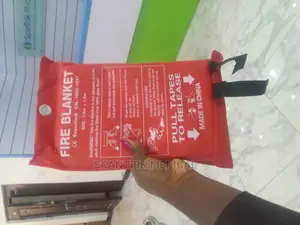 White Fiberglass Fire Blanket for Home