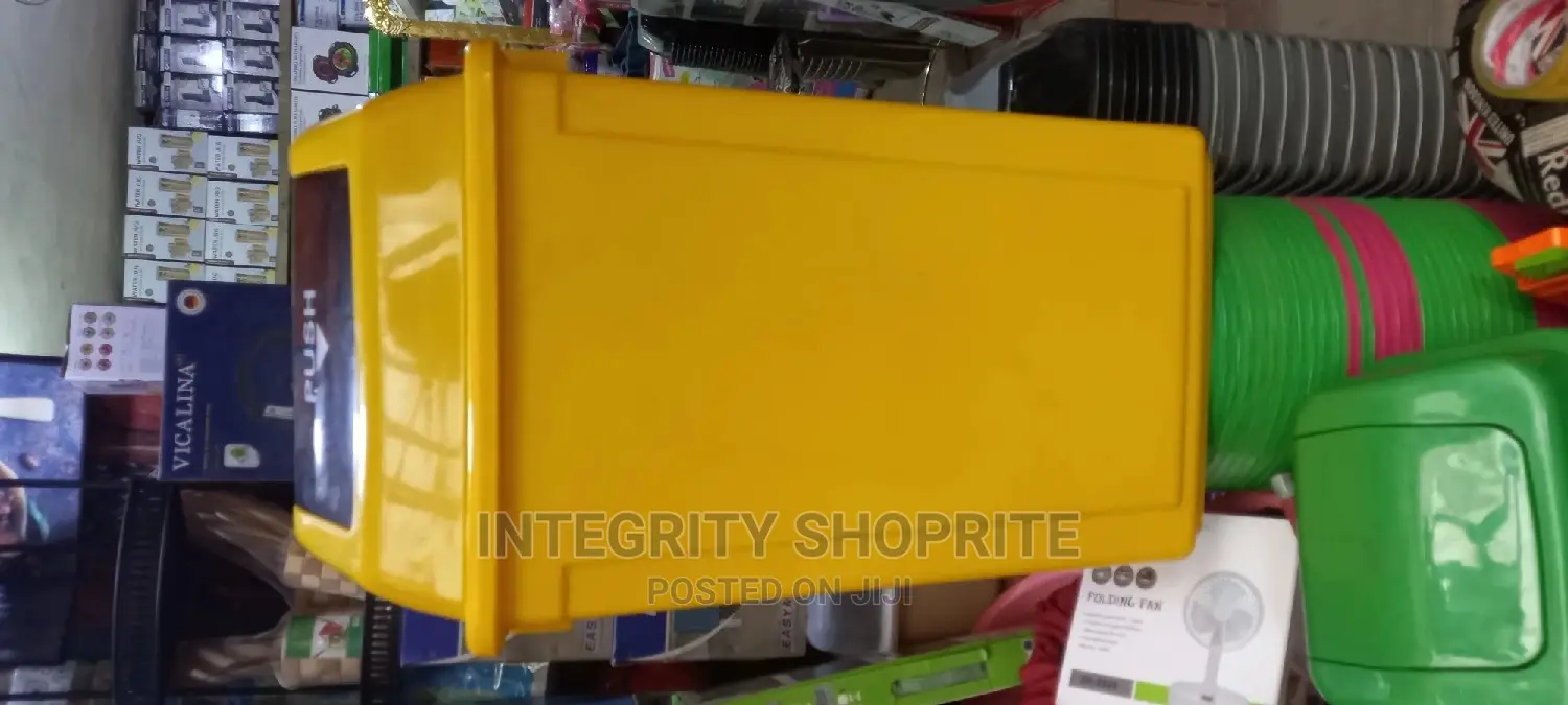 Plastic Waste Bin With Swing Cover- 60litres