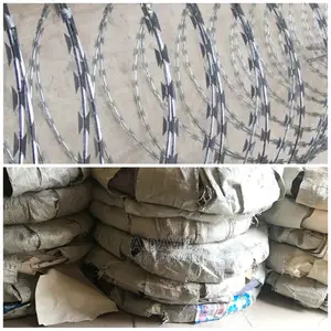 Galvanized Concertina Security Wire 30 Metres
