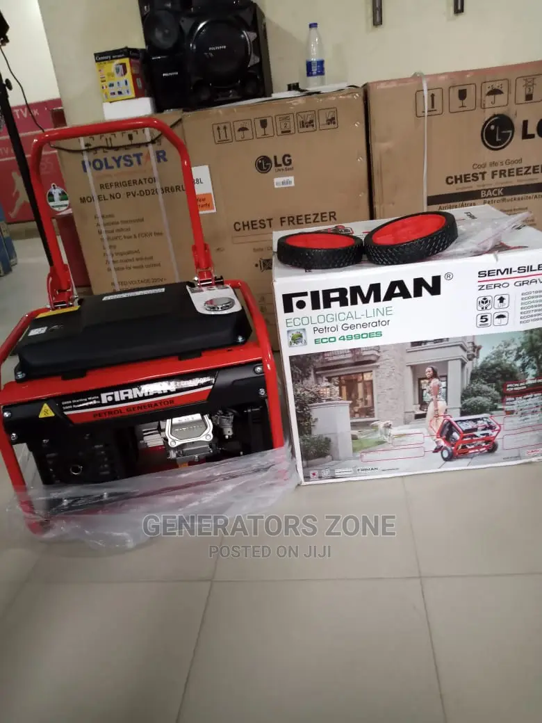 Firman Ecological Generator Automatic 6.5kva Model Eco4990es