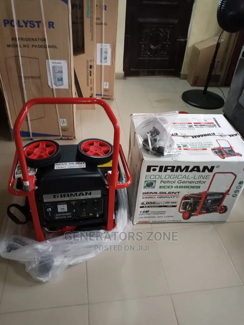 Firman Ecological Generator Automatic 6.5kva Model Eco4990es