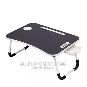 Foldable Laptop Table With Drawer