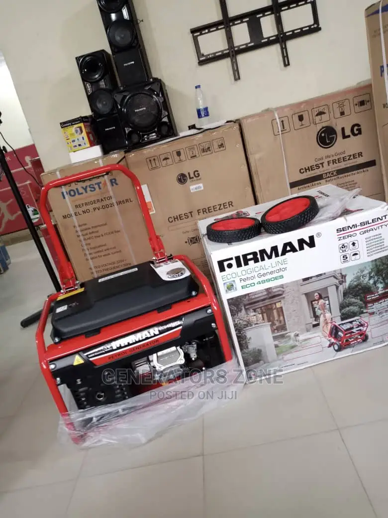 Firman Automatic Generator With 100%Copper Eco4990es 6.5kva