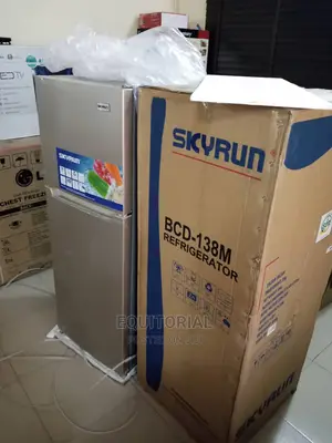 Skyrun Brand New Silver Refrigerator BCD-138m