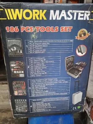 Work Master 186 PCS Tools Set High Quality Ceo 10pcs-