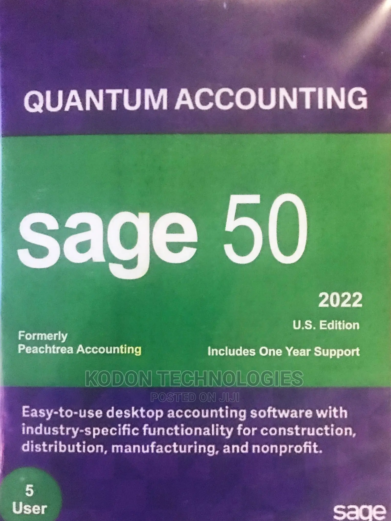 Sage 50 Quantum 2022 5user Perpetual License