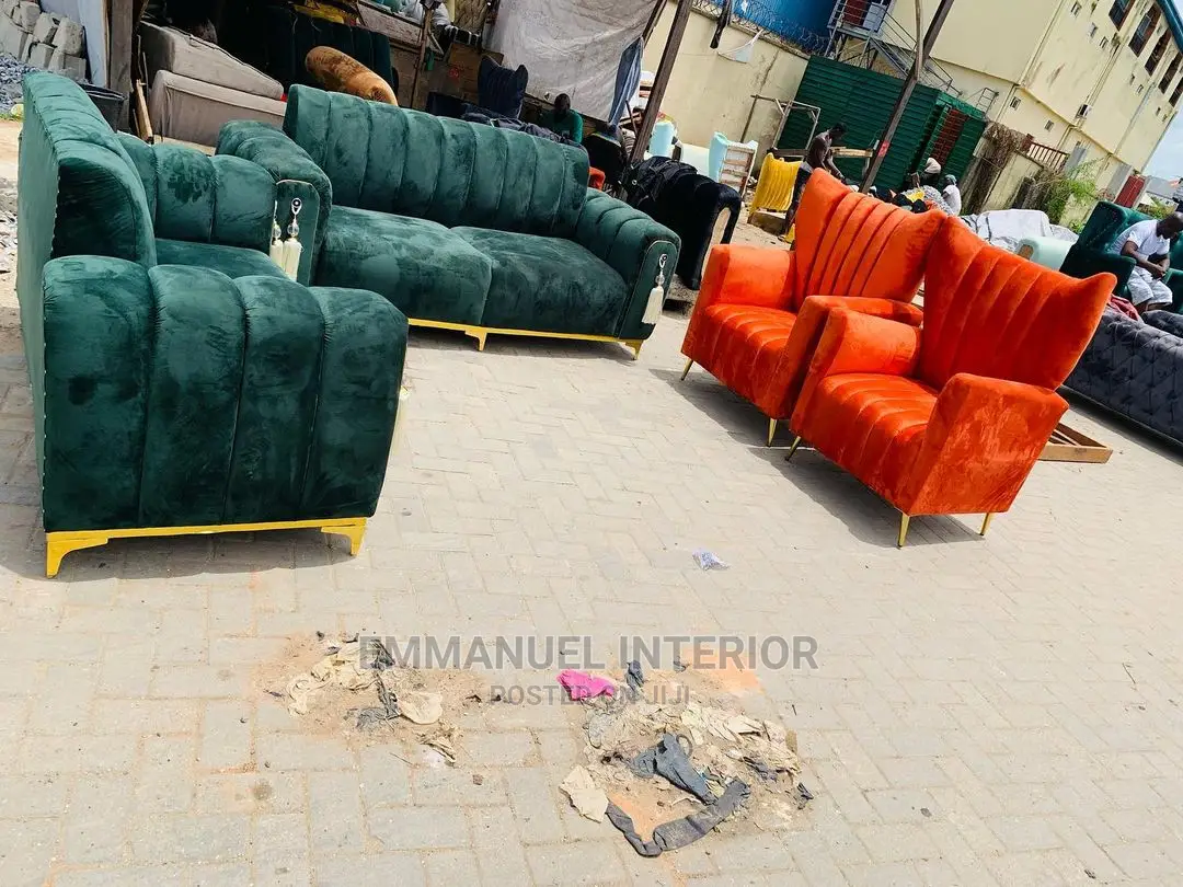 A Standard 7 Seater Sofa, Made With Quality Fabrics