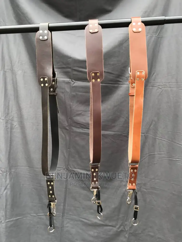 Leather Camera Belt, Single.