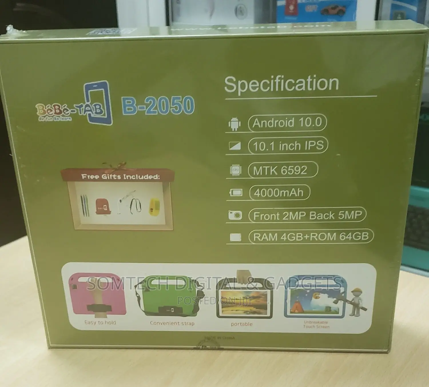 Bebe Tab B2050 Unbreakable Screen Children's Tablet