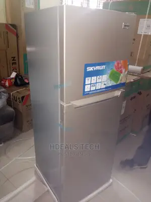 Original Skyrun 138ltrs Double Door Top Mount Fridge Bcd138m