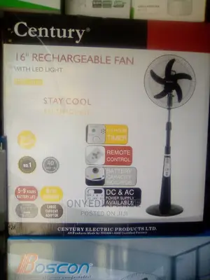 16" Rechargeable Fan