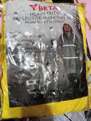 Polyester, Raincoat .With Reflective.