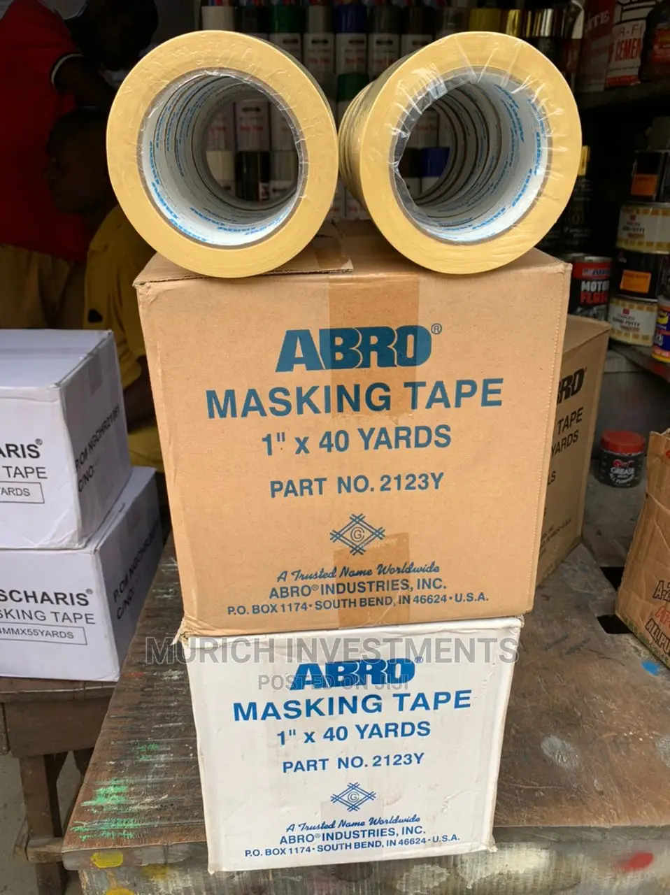 Abro Masking Tape 1" X 40 Yards in Lagos Island (Eko) Hand Tools