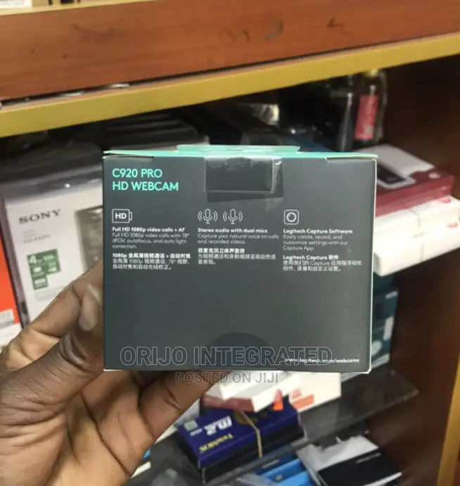 Logitech C920 HD Pro Webcam (Black)