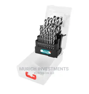 TOTAL 25 Piece HSS Drill Bit Set 1-13mm