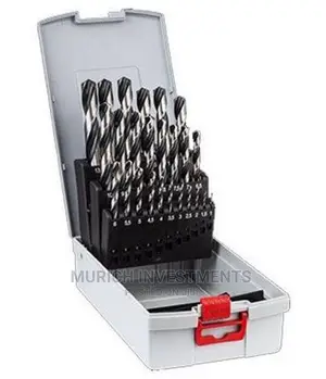 Bosch 25 Piece Metal Twist Drill Bit Set, 1mm to 13mm