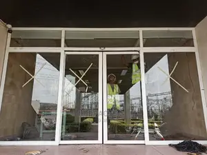 Warri Automatic Gold Frame Door