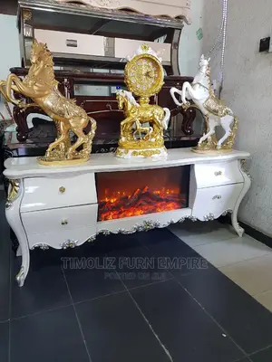 Fireplace TV Stands With Various Storage Spaces /Superior