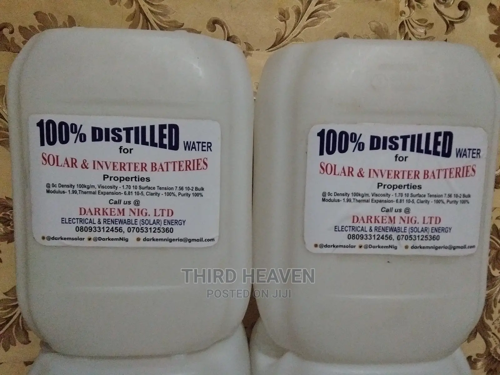 25ltr Distilled Water