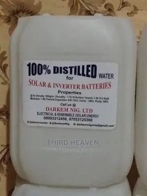 25ltr Distilled Water