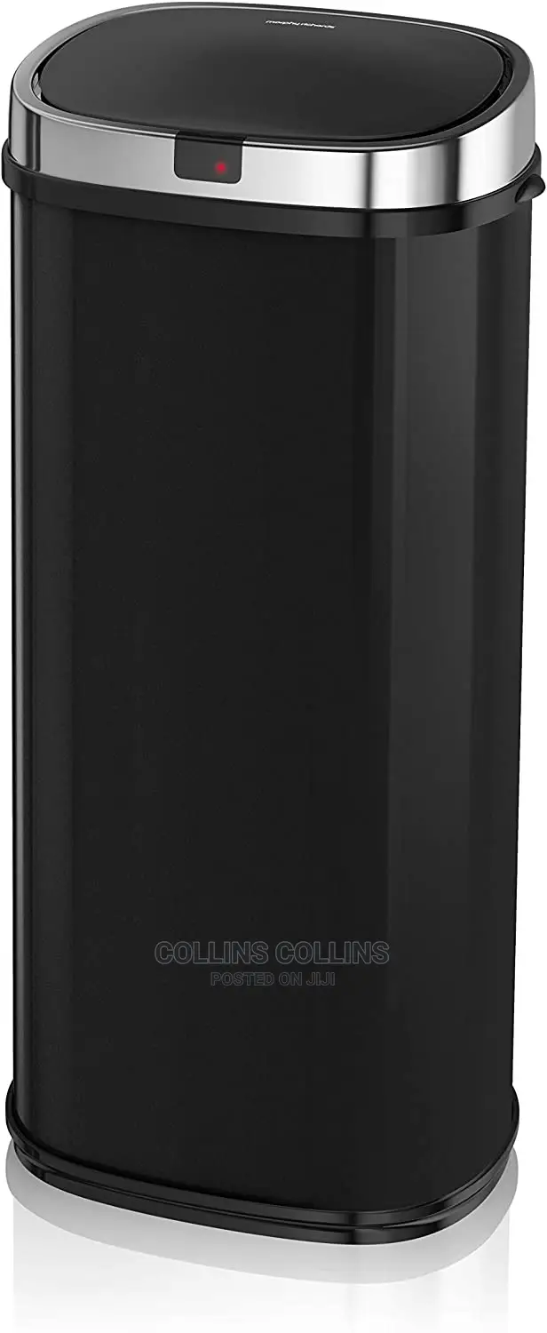 Morphy Richards Chroma Square Sensor Bin - 50 Litre - Black